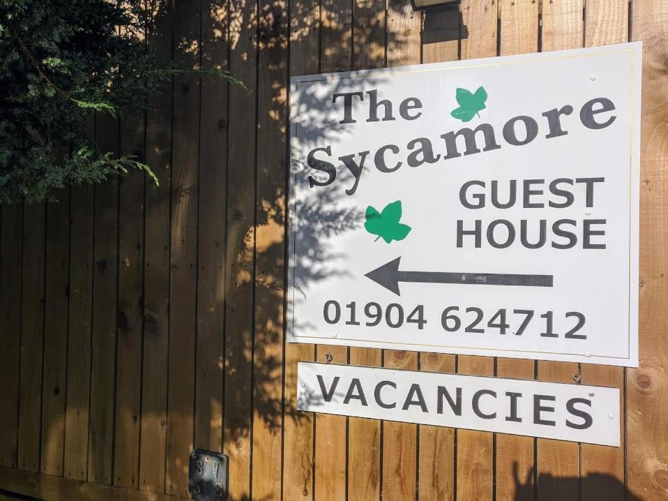 The Sycamore Guest House York Exteriör bild
